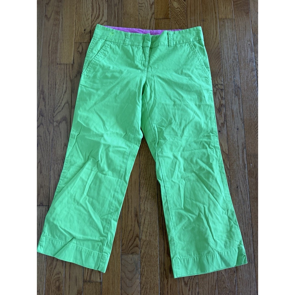 Lilly Pulitzer capri pants Southern Charm Palmetto Carolina Preppycore Sz 2